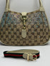 Gucci Jackie GG Supreme Crystal Hobo Τσάντα – Μπέζ