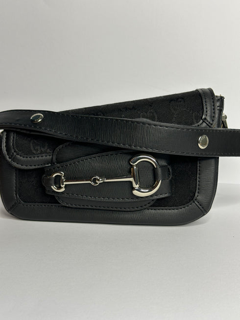 Gucci Horsebit 1955 Mini Shoulder Bag – Μαύρη