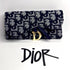 Dior Oblique Saddle Πορτοφόλι – Μπλέ