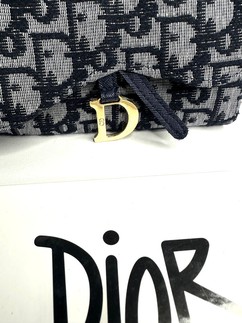 Dior Oblique Saddle Πορτοφόλι – Μπλέ
