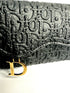 Dior Saddle Embossed Leather Πορτοφόλι – Μαύρο