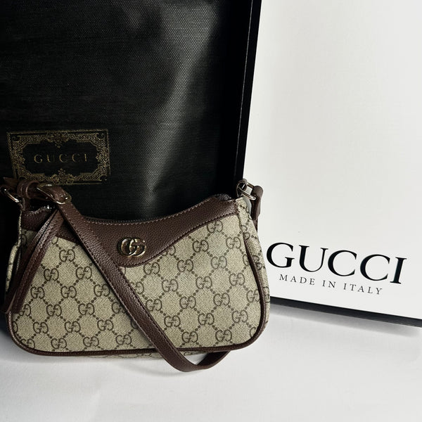 Gucci Ophidia GG Τσάντα Καφέ